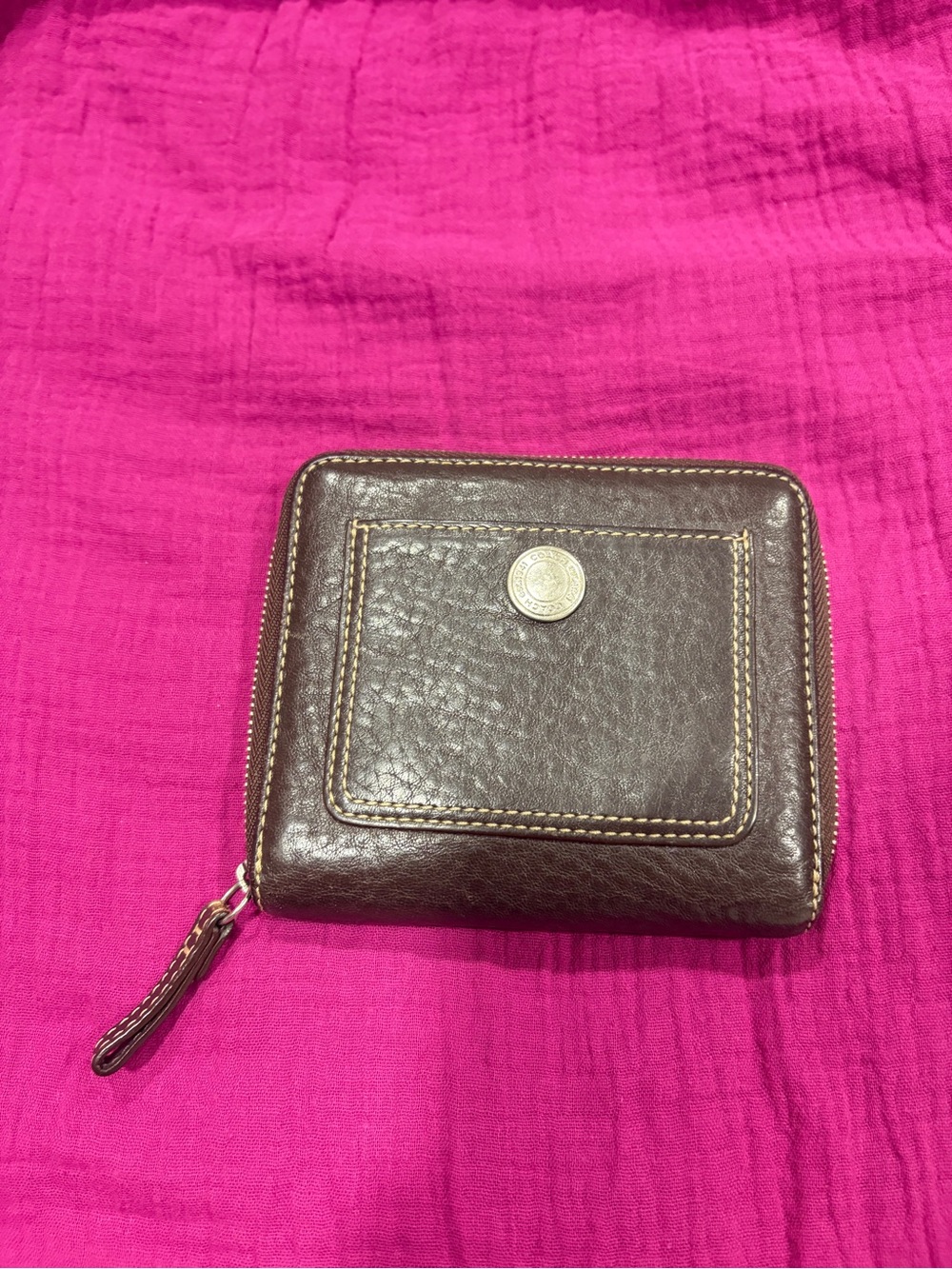 Vintage Coach Chelsea Brown Pebbled Leather + A GIFT 🎁